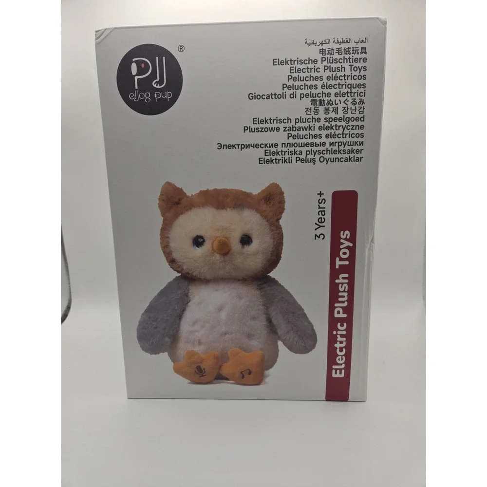 Owl Plush Stuffed Baby's Animal Toy Interactive Owl Toy with Sounds and Shake...
